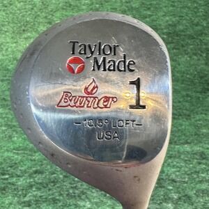 Vintage TaylorMade Burner 1 Driver 10.5° Tour Preferred R Flex Made in USA 90s
